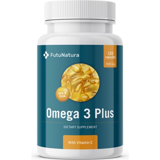 FutuNatura Omega 3 PLUS 1000 mg - 120 geeliä