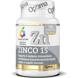 Optima Naturals Zink 15 - 120 Tablets