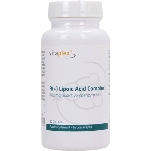 Vitaplex Complexe d'Acide Lipoïque R(+) - 60 gélules veg.
