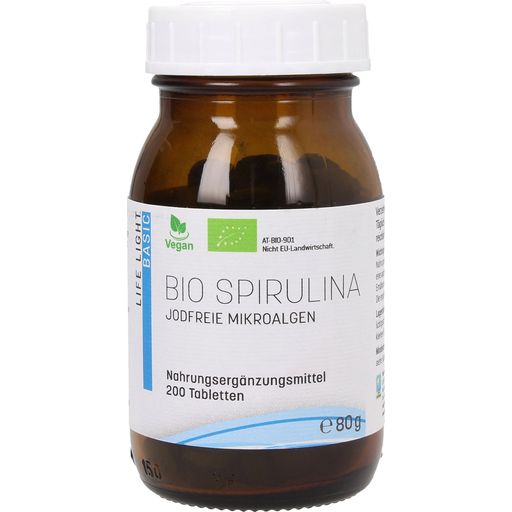 Life Light Spirulina Mikroalge Bio - 200 Tabletten