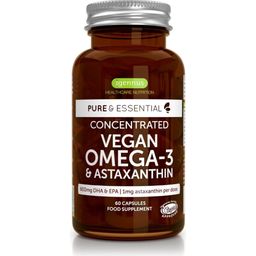 Pure & Essential Vegan Omega-3 & Astaxanthin - 60 kapsúl