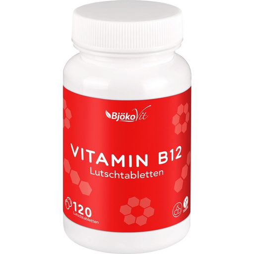 BjökoVit Pastylki z witaminą B12 - 120 Tabletek do ssania