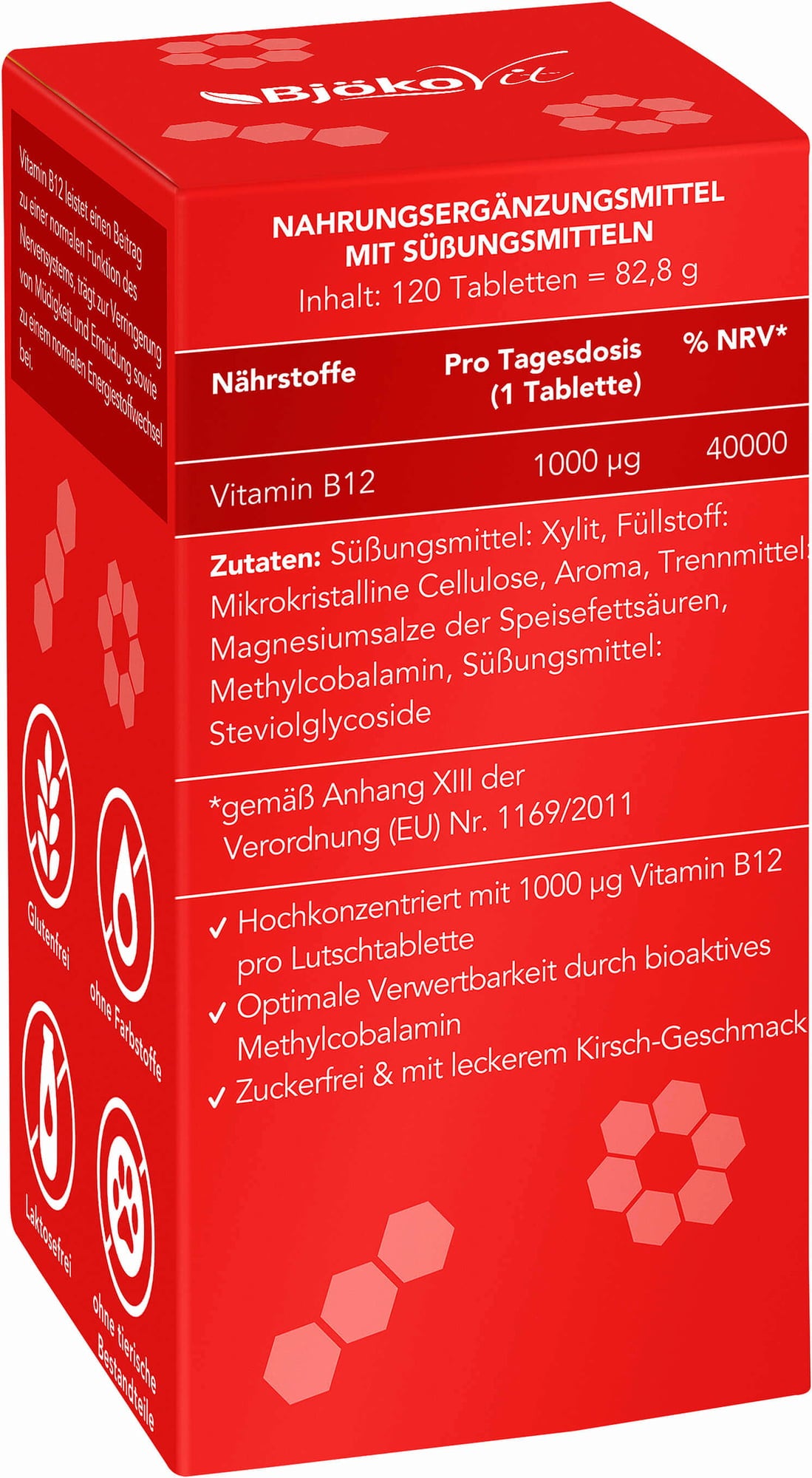 BjökoVit Vitamin B12 Pastiller - 120 Sugtabletter