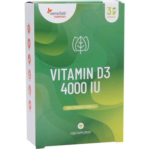 Sensilab Essentials Vitamin D3 4000 IU - 30 Kapseln
