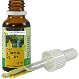 Dr. med. Ehrenberger Bio- & Naturprodukte Vitamines D3 + K2 - Gouttes