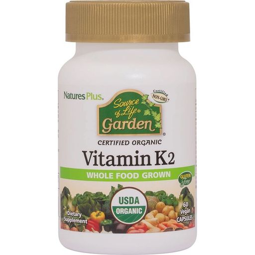 Nature's Plus Source of Life Garden Vitamin K2 - 60 Vegetarische Capsules