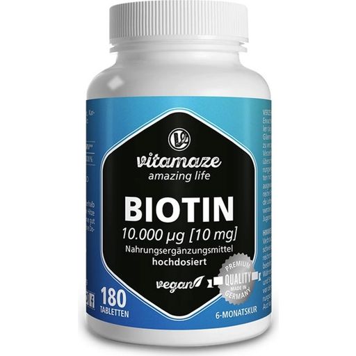 Vitamaze Biotiini 10 000 ug - 180 tablettia