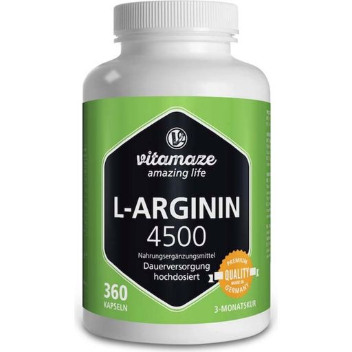 Vitamaze L-arginin 4500 - 360 kaps.