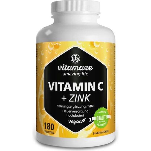Vitamaze Vitamin C - 180 Tabletter