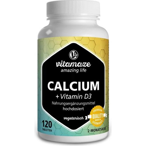 Vitamaze Calcium + Vitamin D3 - 120 comprimés
