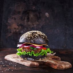 Bake Affair Black Burger Buns med Vita Sesamfrön - 683 g