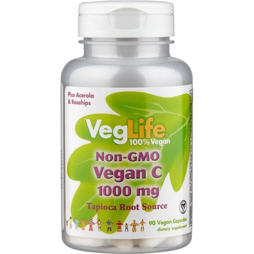 VegLife Vegán C-vitamin 1000 mg - 90 veg. kapszula