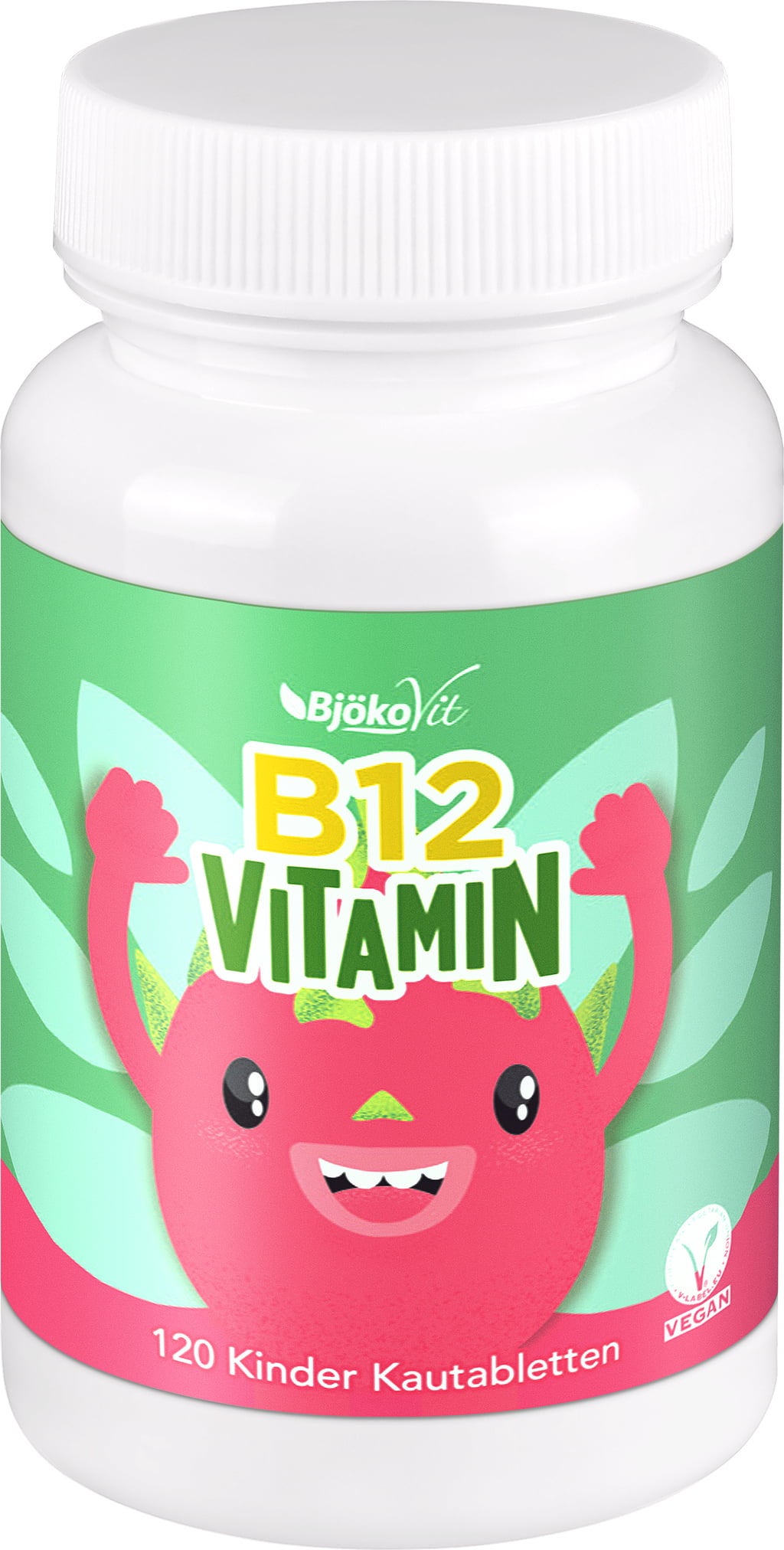 BjökoVit B12-vitamiinipurutabletit lapsille - 120 purutablettia