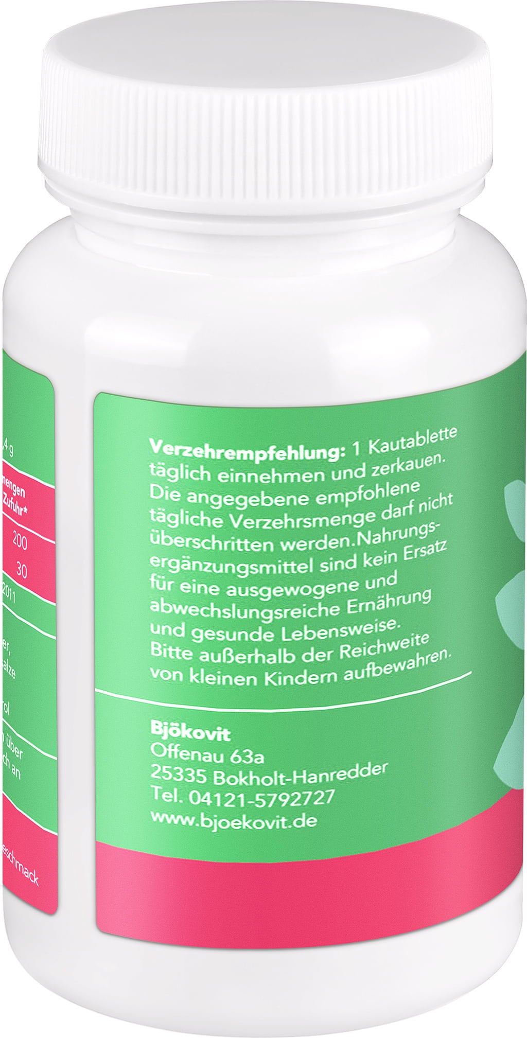BjökoVit B12-vitamiinipurutabletit lapsille - 120 purutablettia