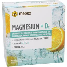 Medex MAGNESIUM + D3 - 20 vreč.