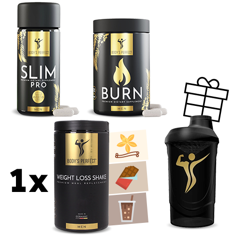 Small Weight Loss Set for Men with Shaker