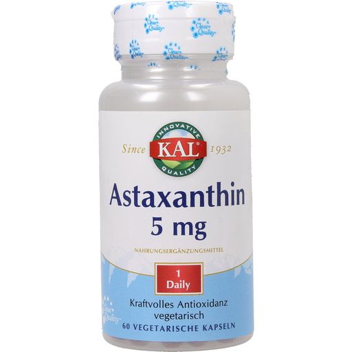 KAL Astaksantyna 5 mg - 60 Kapsułek roślinnych