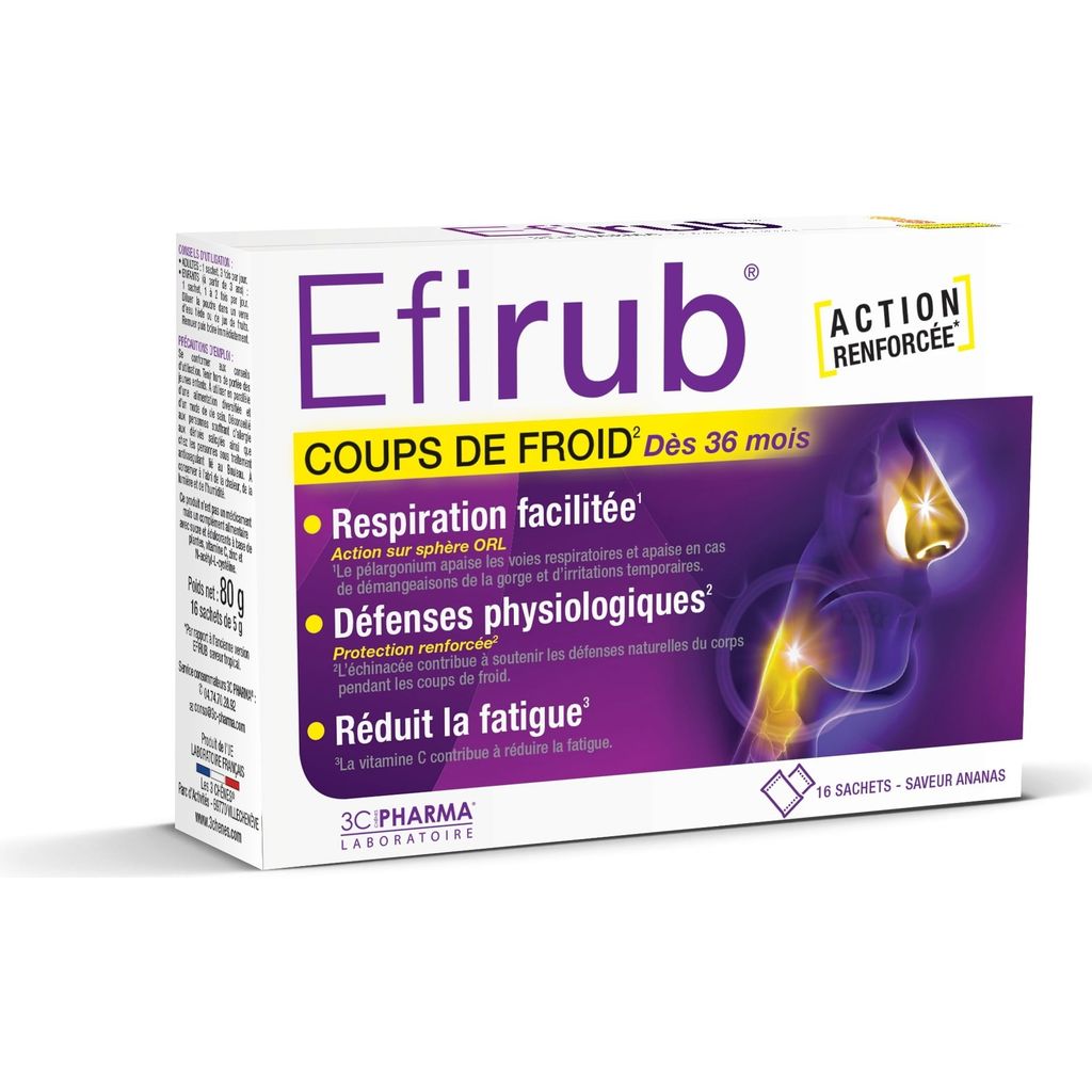 Efirub®, 16 packages - 3 Chênes Laboratoires - VitalAbo Online Shop UK