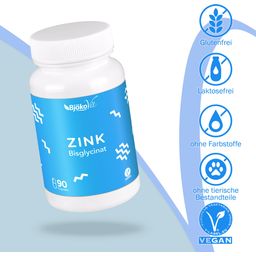 BjökoVit Bisglicinato de Zinc 25 mg - 90 cápsulas