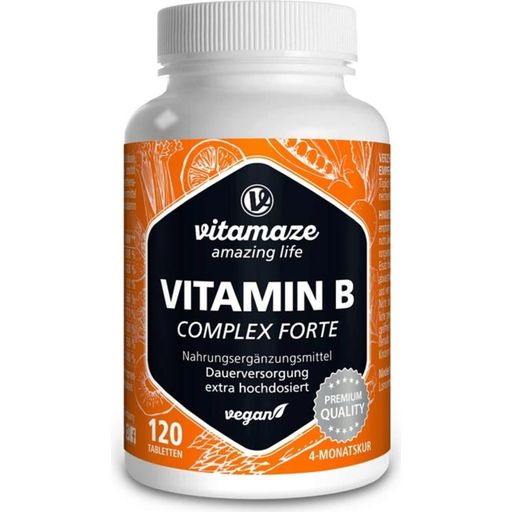 Vitamaze Complesso di Vitamine B Forte - 120 compresse