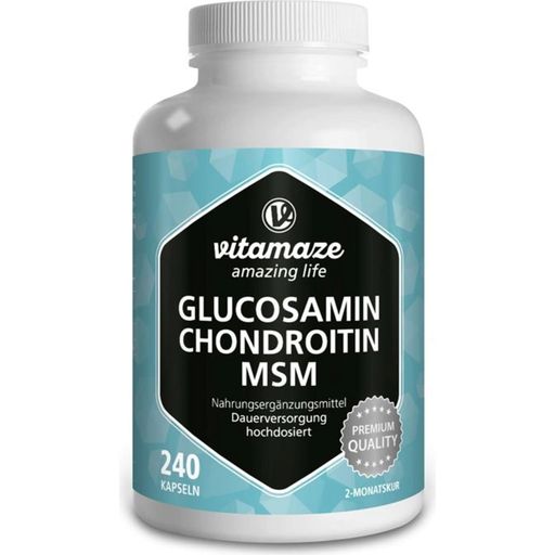 Vitamaze Глюкозамин + хондроитин + МСМ - 240 капсули