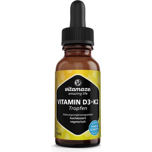 Vitamaze Vitamin D3+K2 kapljice - 50 ml