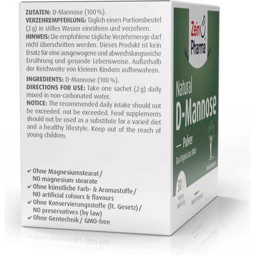 ZeinPharma Prírodná D-manóza - 30 vrecúšok