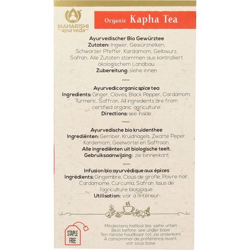 Maharishi Ayurveda Thee Kapha Bio - 15 Zakjes