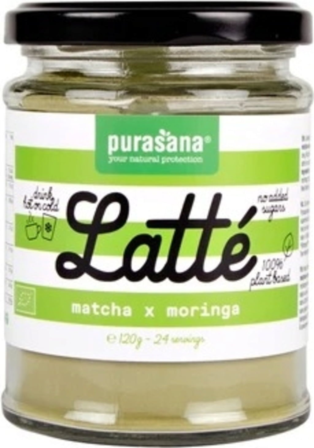 Purasana Organic Latte Mix - Matcha-Moringa