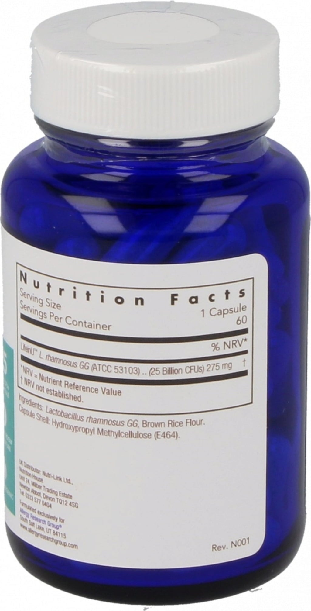 Allergy Research Group Essential-Biotic® L. Rhamnosus GG - 60 veg. kapsúl