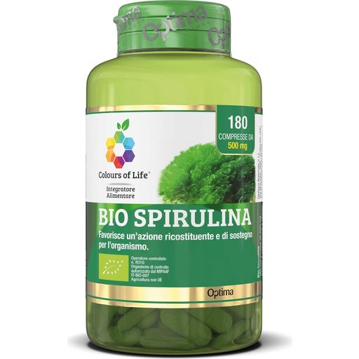 Optima Naturals Bio spirulina Colours of Life® - 180 tabliet