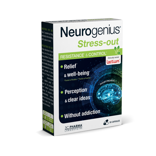 3 Chenes Laboratoires Neurogenius Stress-out - 30 kapsúl