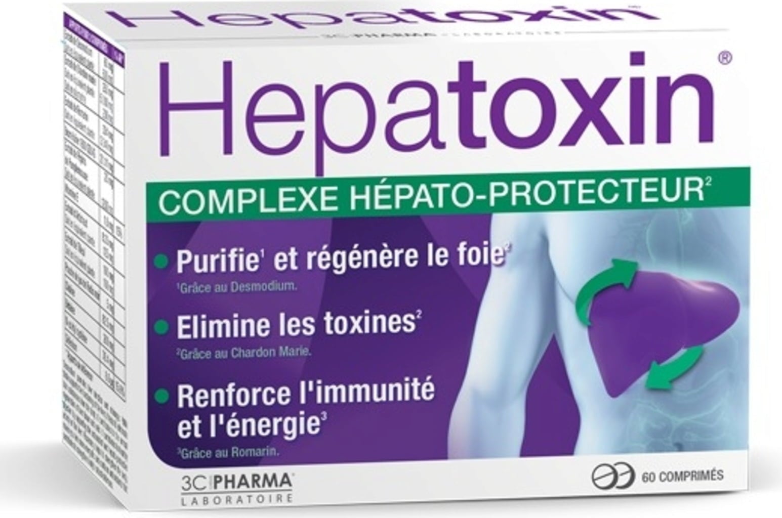3 Chenes Laboratoires Hepatoxin - 60 tabliet