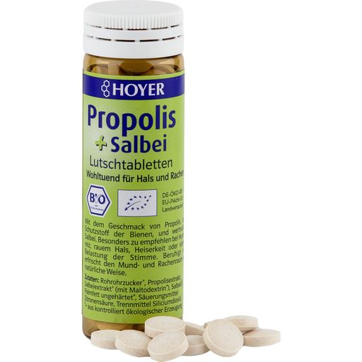 Propolisz + Zsálya szopogató tabletta Bio - 60 darab
