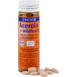 Acerola + Vadgyümölcs szopogató tabletta Bio