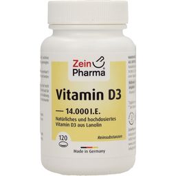 ZeinPharma Vitamin D3 mehke kapsule 14.000 I.E.