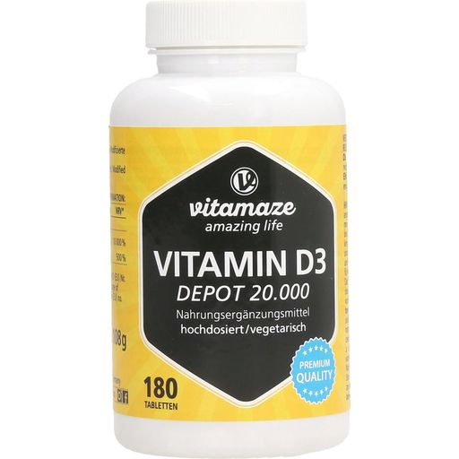 Vitamaze Vitamin D3 - 180 tablets