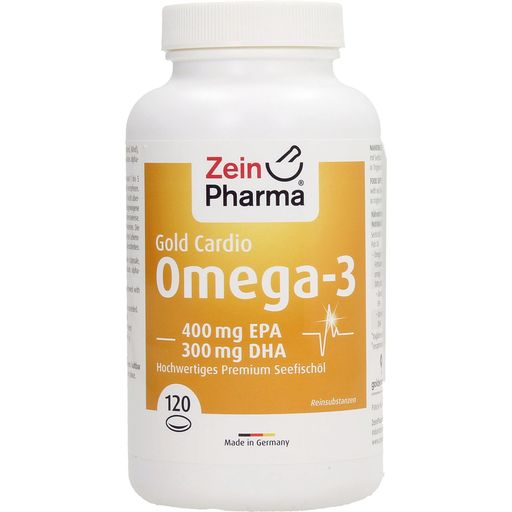ZeinPharma Omega-3 Gold Cardio Edition - 120 cápsulas