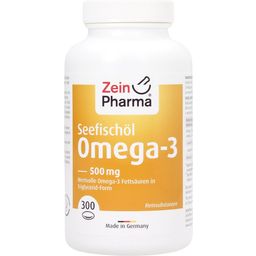 Oméga-3 d'Huile de Poisson de Mer, 500 mg