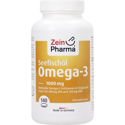 ZeinPharma Omega-3 1000 mg - 140 gélových kapsúl