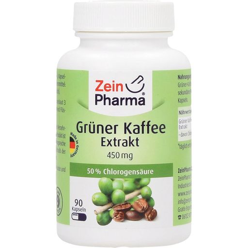 ZeinPharma Grönt Kaffeextrakt 450 mg - 90 Kapslar