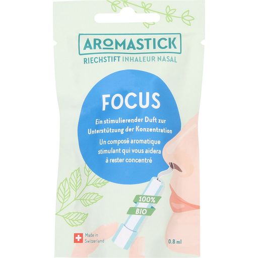 AROMASTICK Sztyft zapachowy do nosa FOCUS Bio - 1 szt.