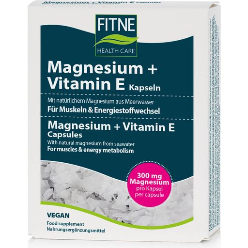 FITNE Health Care Magnésium + Vitamine E - 60 gélules