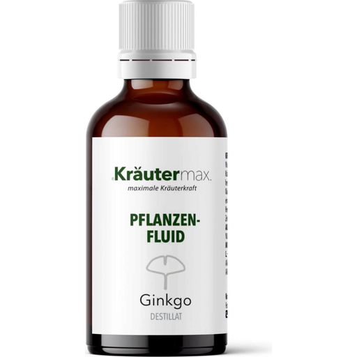 Kräutermax Rastlinný fluid - ginko - 50 ml