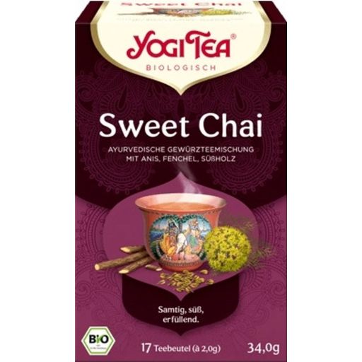 Yogi Tee Té Chai Dulce - 17 bolsas