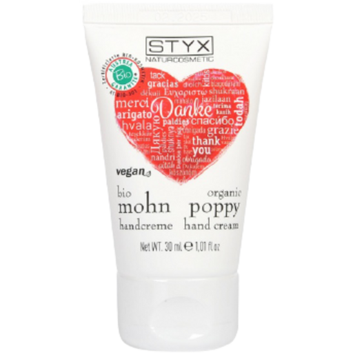 Styx Organic Poppy Hand Cream - 30 ml 