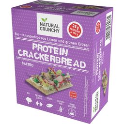 NATURAL CRUNCHY Organic Salted Protein Crackerbread - 100 g