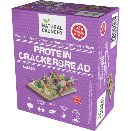 NATURAL CRUNCHY Bio Protein Crackerbread - Salted - 100 g
