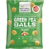 NATURAL CRUNCHY Green Pea Balls Peanut Ekologisk