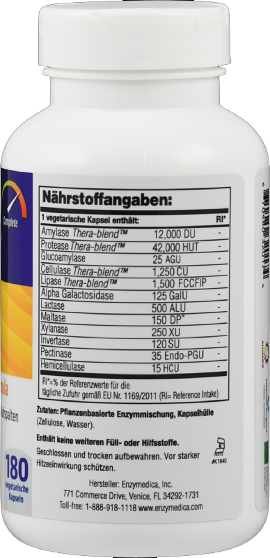 Enzymedica Digest - 180 Kapseln